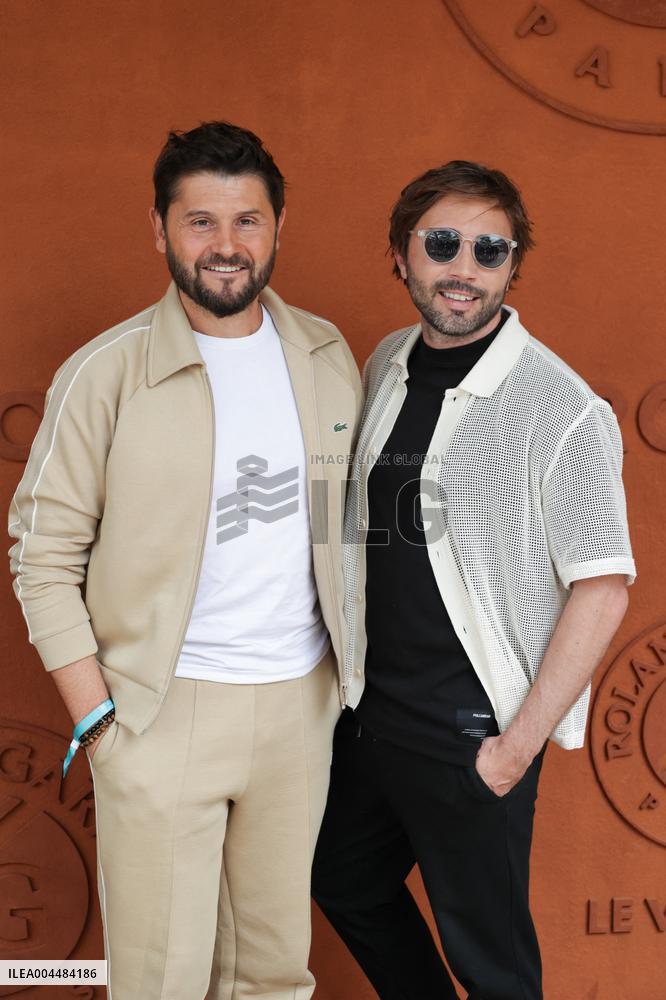 2025 French Open - Celebrities At Village Day 9 NB