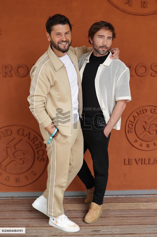 2025 French Open - Celebrities At Village Day 9 NB