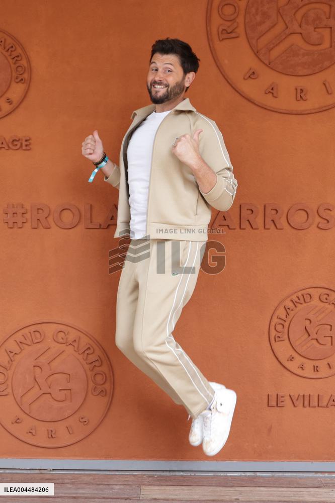 2025 French Open - Celebrities At Village Day 9 NB