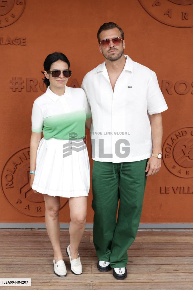 2025 French Open - Celebrities At Village Day 9 NB