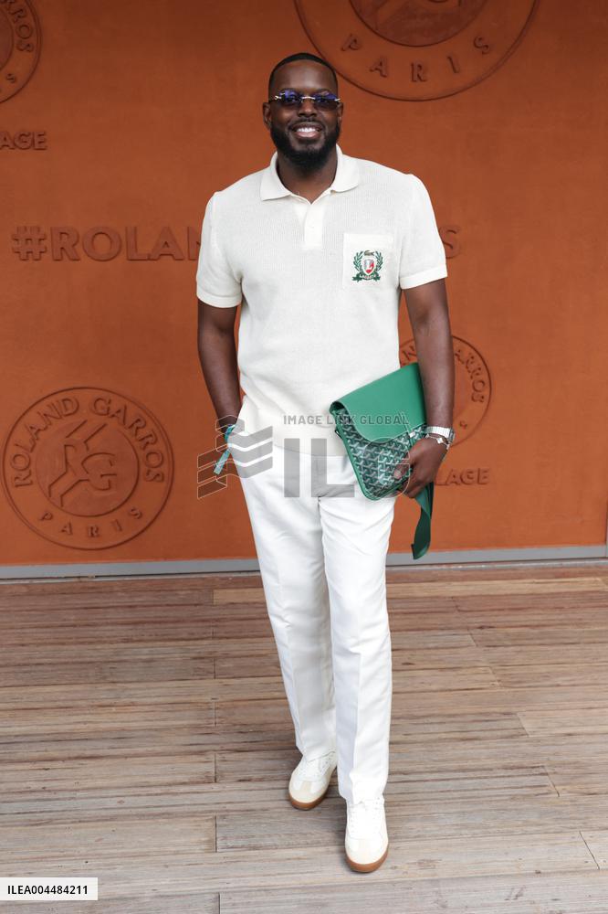 2025 French Open - Celebrities At Village Day 9 NB