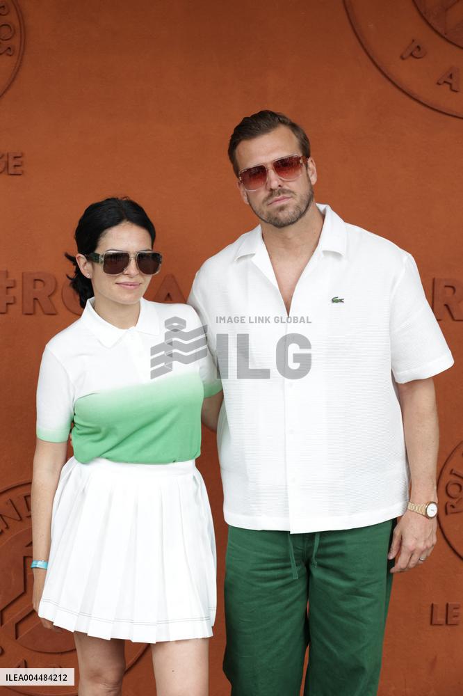 2025 French Open - Celebrities At Village Day 9 NB