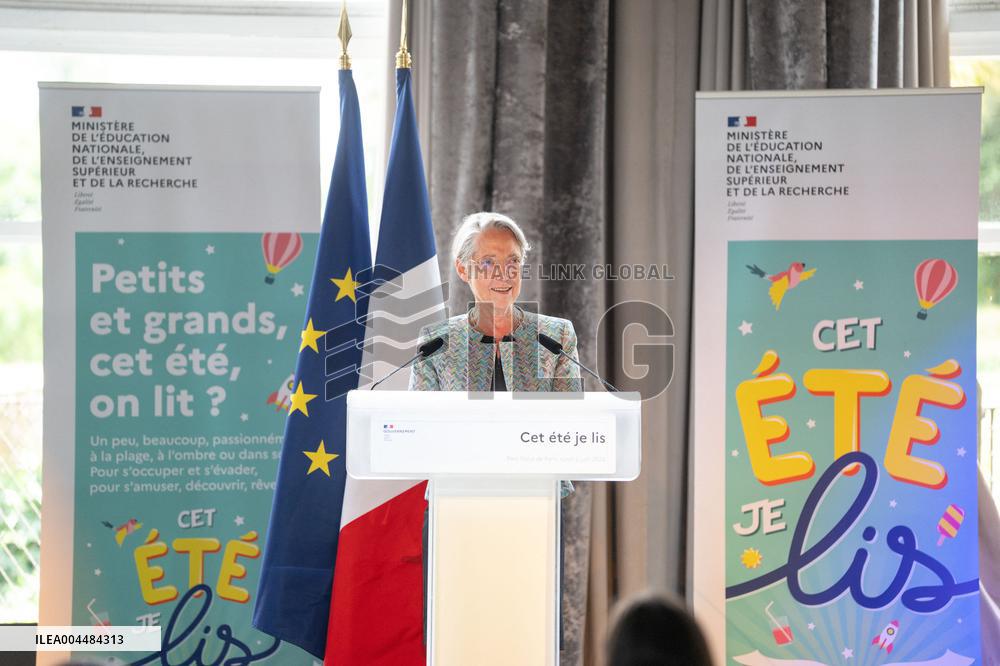 Launch of the summer operation “I read this summer” - Paris