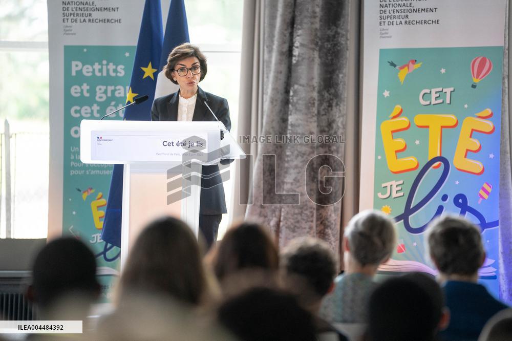 Launch of the summer operation “I read this summer” - Paris