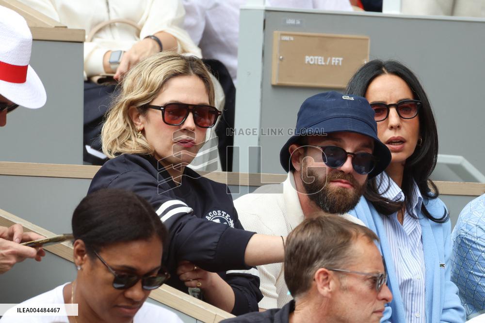 2025 French Open - Celebrities In Stands Day 9