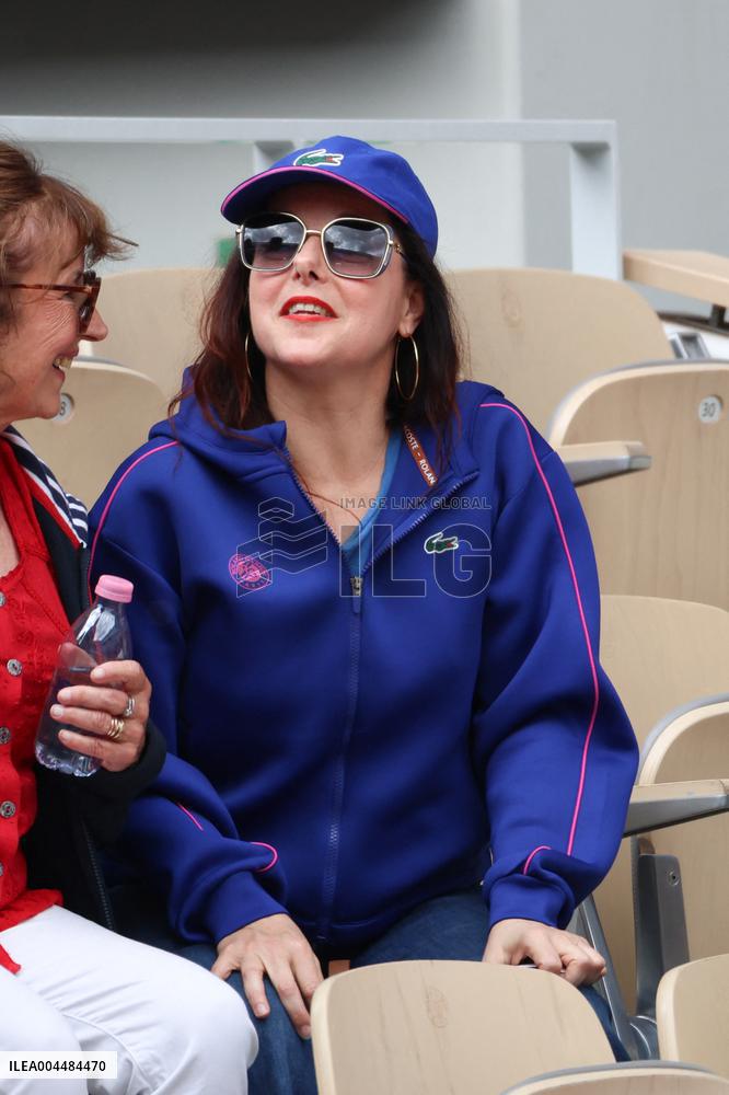2025 French Open - Celebrities In Stands Day 9