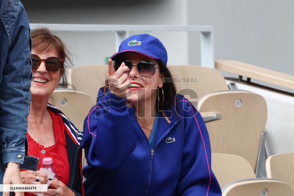 2025 French Open - Celebrities In Stands Day 9