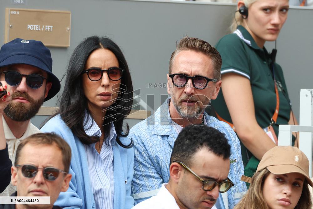 2025 French Open - Celebrities In Stands Day 9