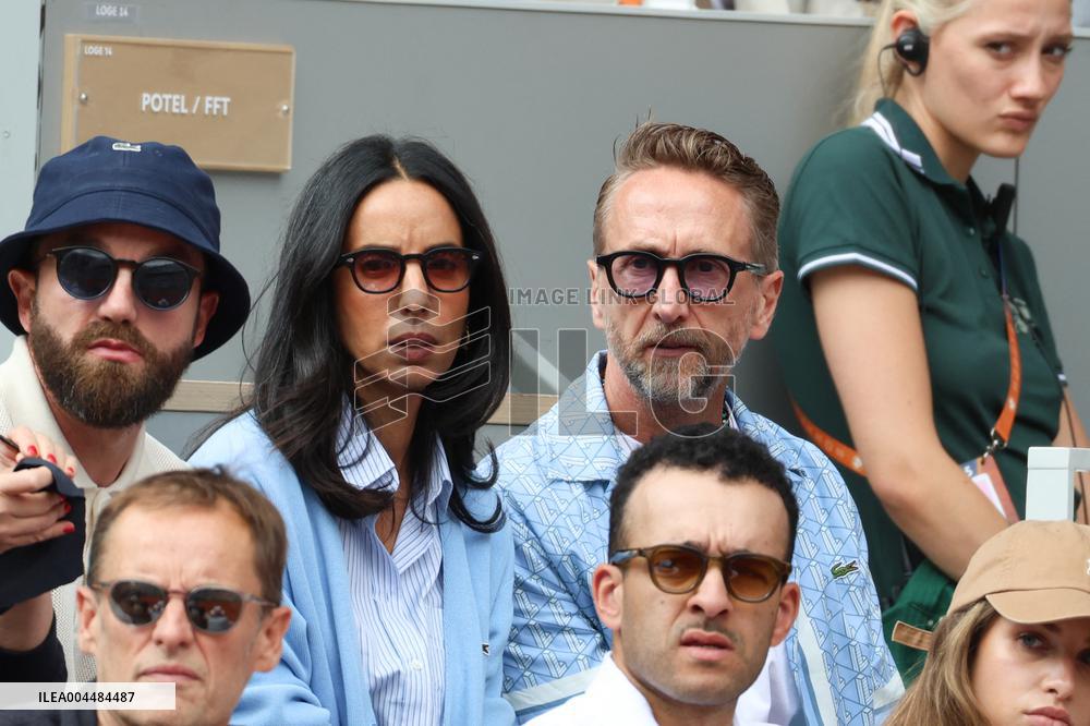 2025 French Open - Celebrities In Stands Day 9