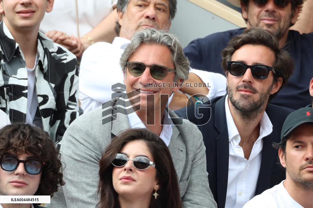 2025 French Open - Celebrities In Stands Day 9