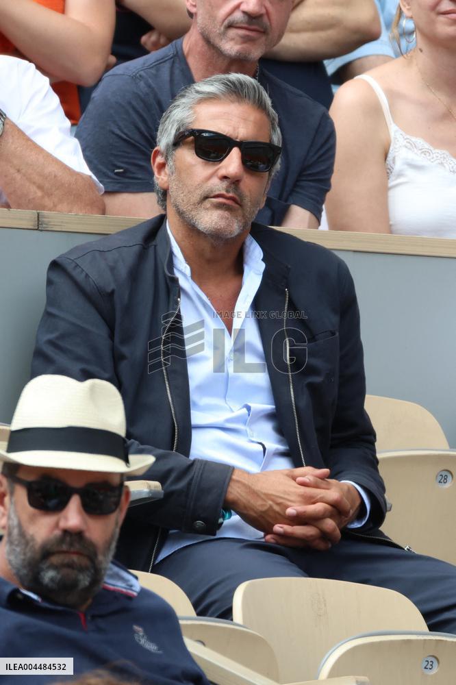2025 French Open - Celebrities In Stands Day 9