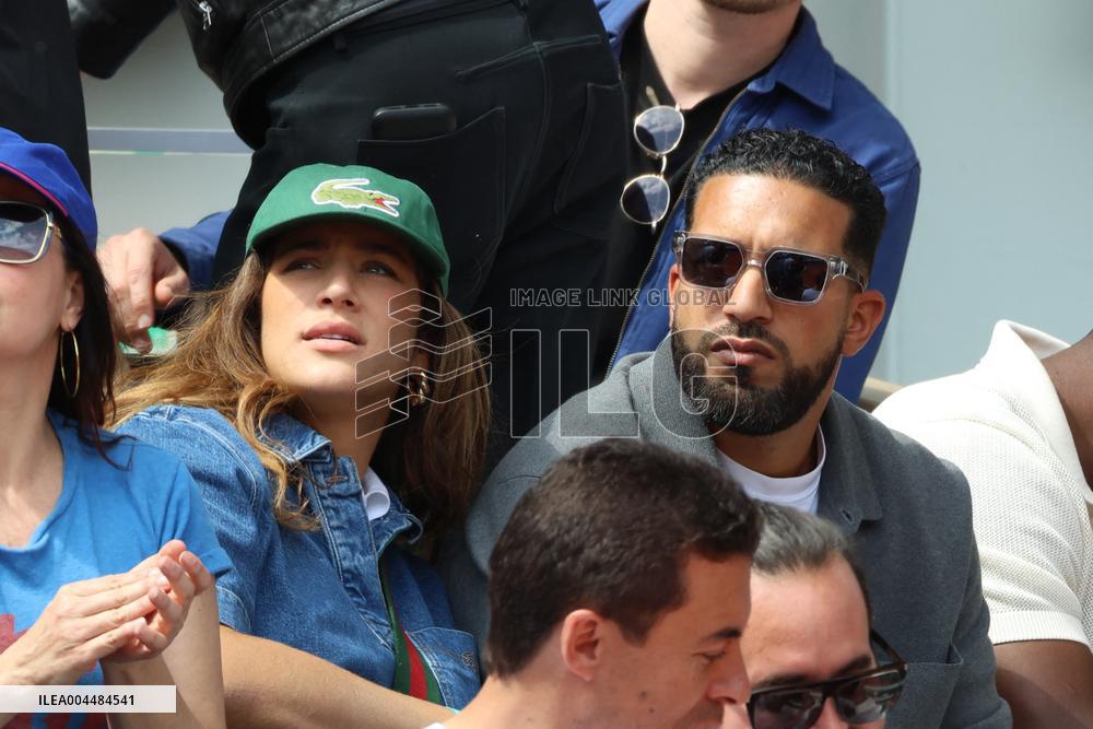 2025 French Open - Celebrities In Stands Day 9
