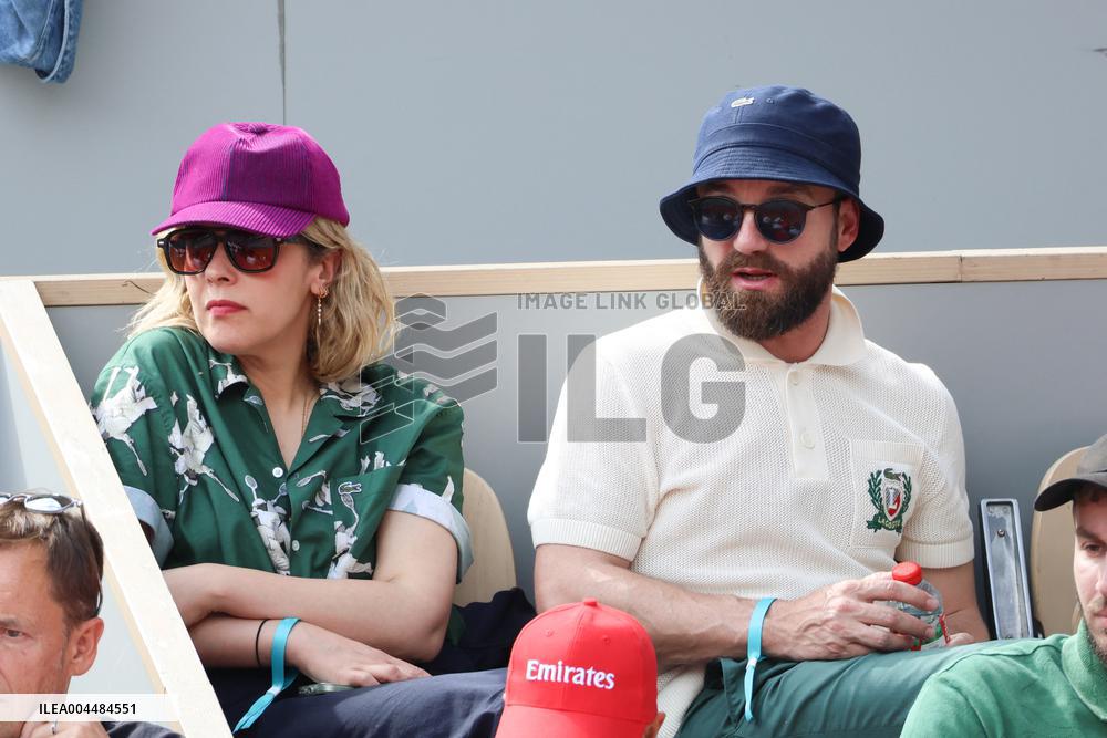 2025 French Open - Celebrities In Stands Day 9