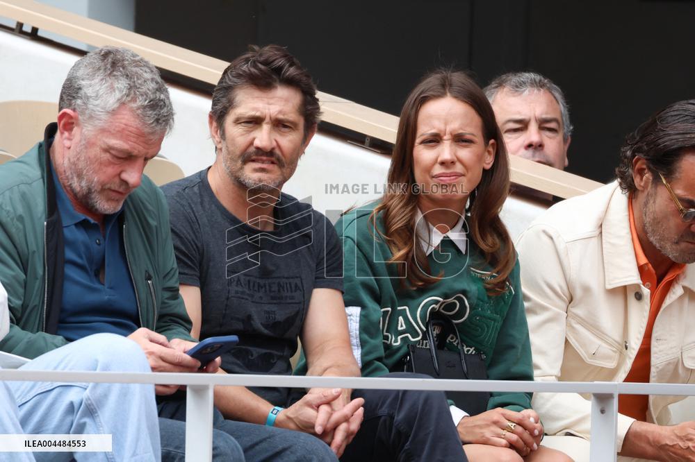 2025 French Open - Celebrities In Stands Day 9