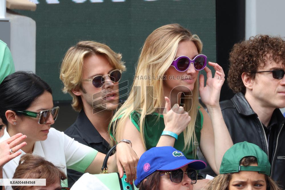 2025 French Open - Celebrities In Stands Day 9
