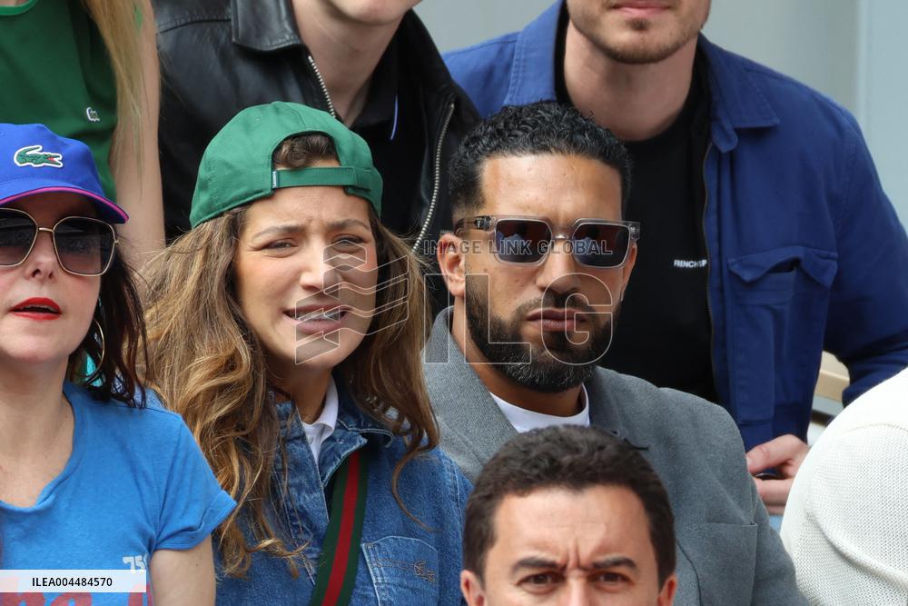 2025 French Open - Celebrities In Stands Day 9