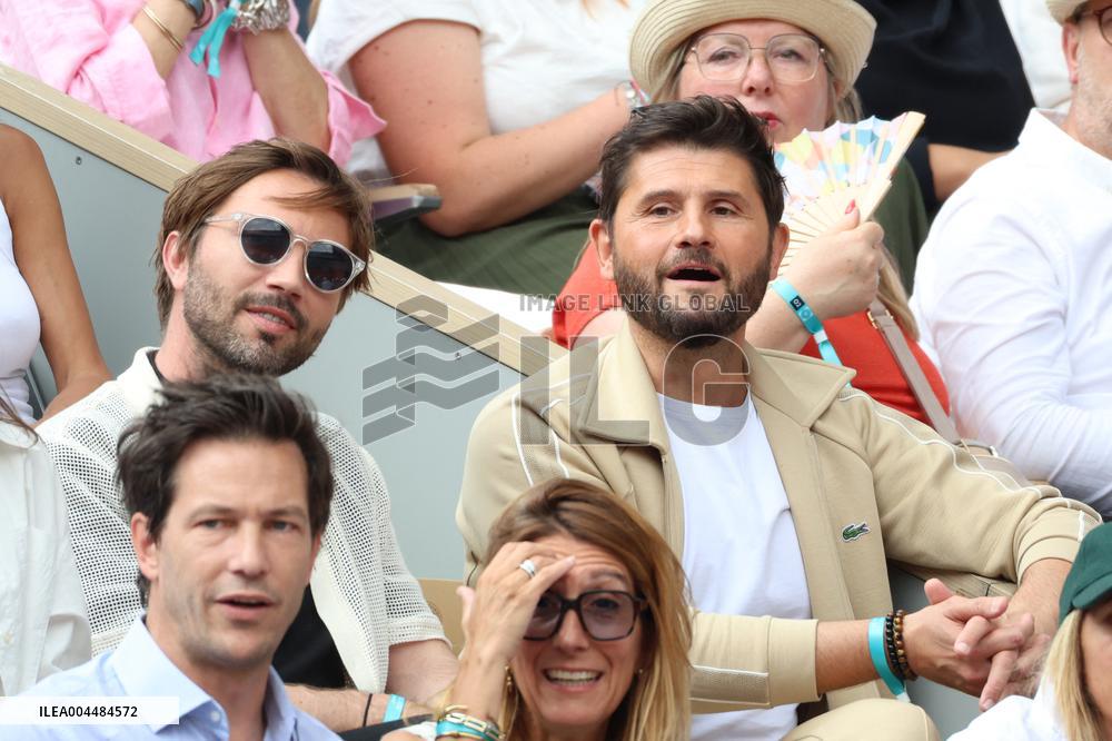 2025 French Open - Celebrities In Stands Day 9