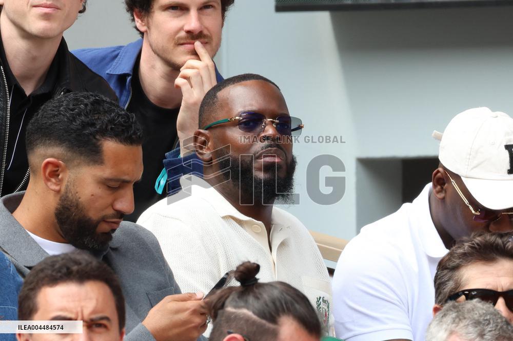 2025 French Open - Celebrities In Stands Day 9