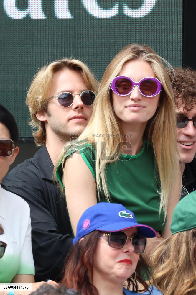 2025 French Open - Celebrities In Stands Day 9