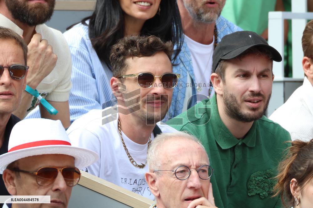 2025 French Open - Celebrities In Stands Day 9
