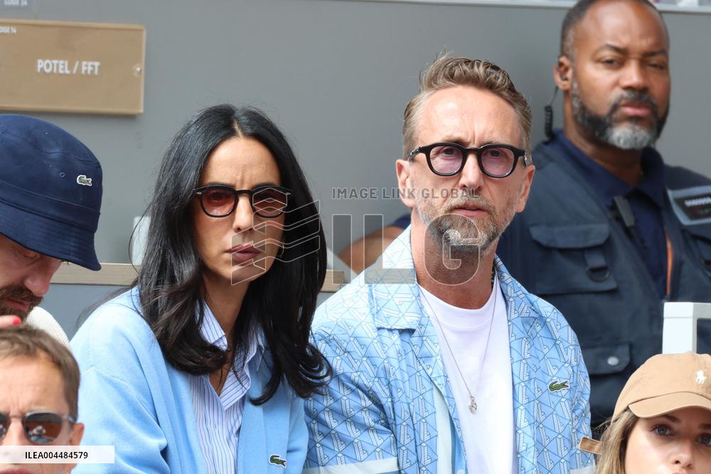 2025 French Open - Celebrities In Stands Day 9