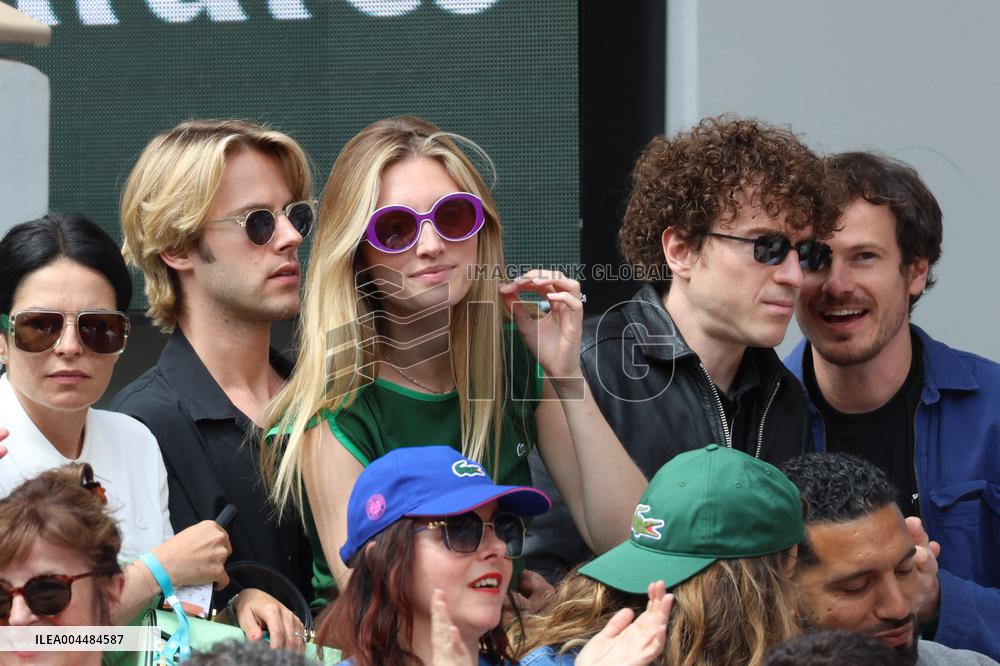 2025 French Open - Celebrities In Stands Day 9