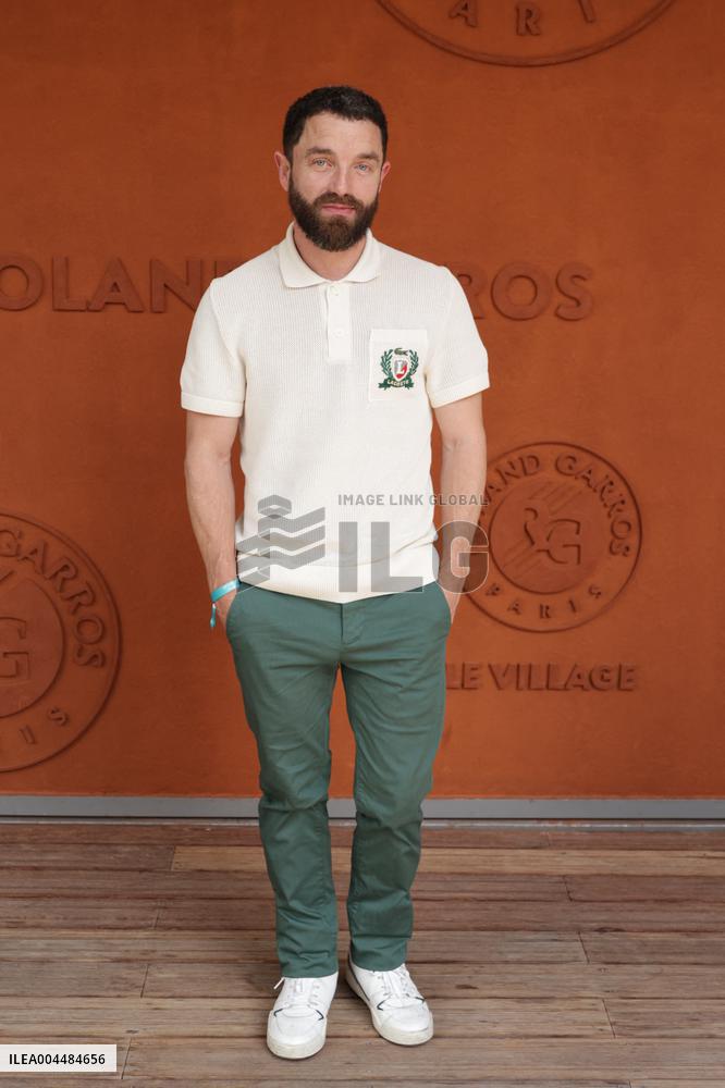 2025 French Open - Celebrities At Village Day 9 NB