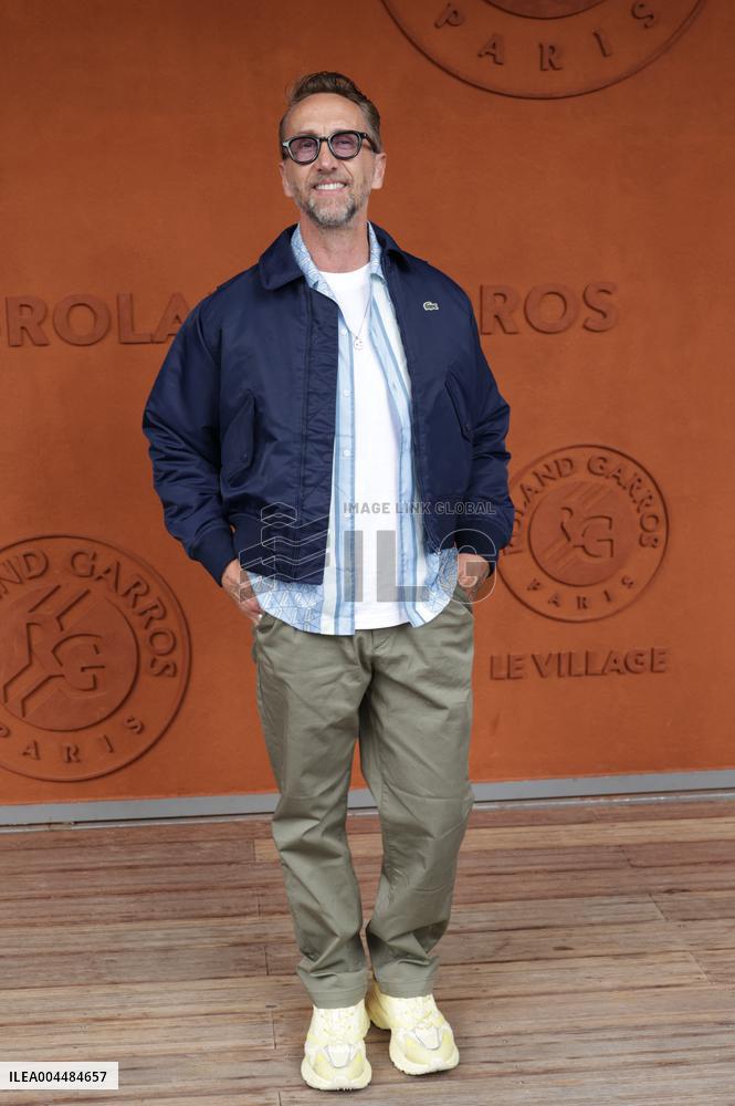 2025 French Open - Celebrities At Village Day 9 NB