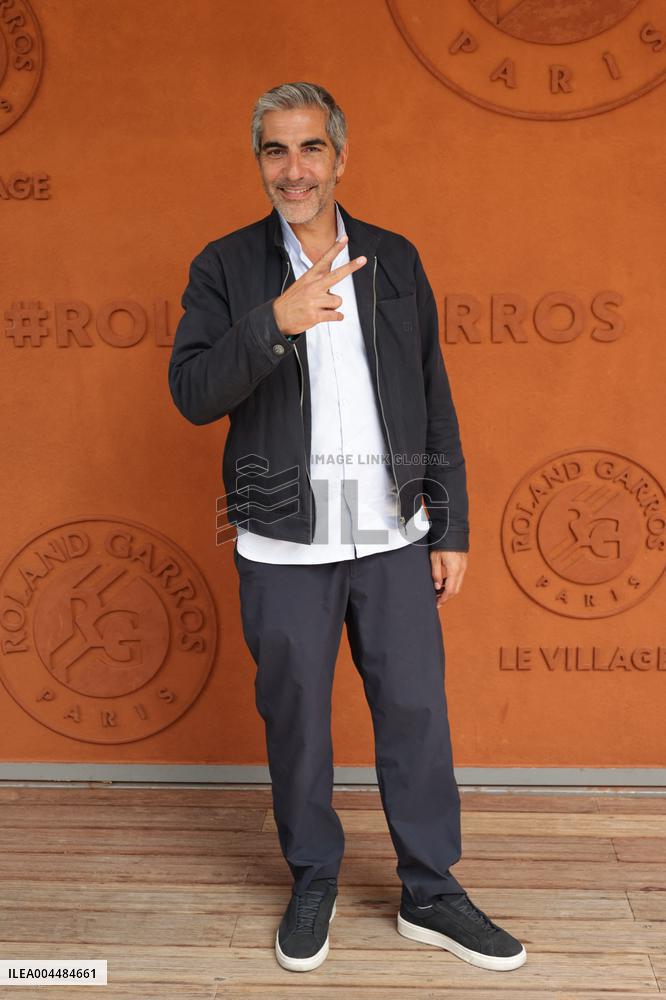 2025 French Open - Celebrities At Village Day 9 NB