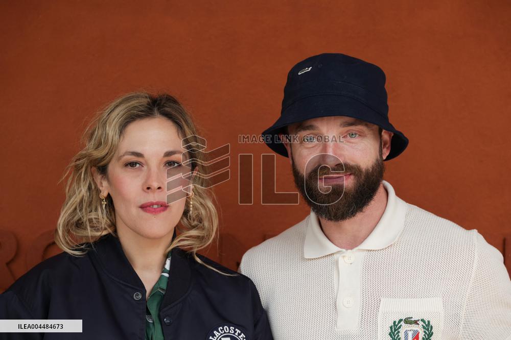 2025 French Open - Celebrities At Village Day 9 NB