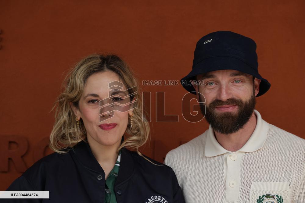 2025 French Open - Celebrities At Village Day 9 NB