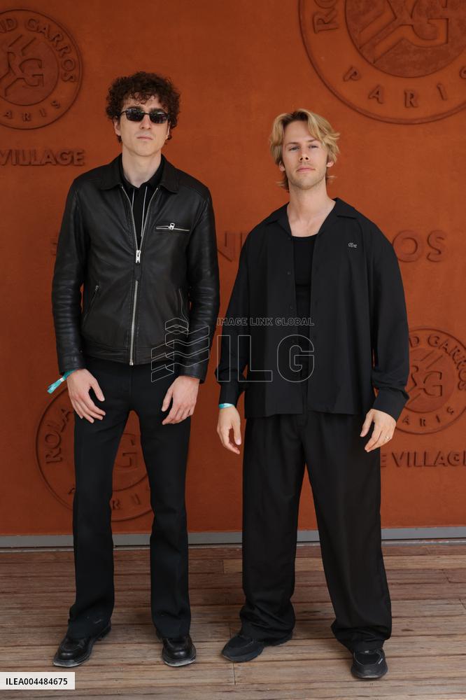 2025 French Open - Celebrities At Village Day 9 NB