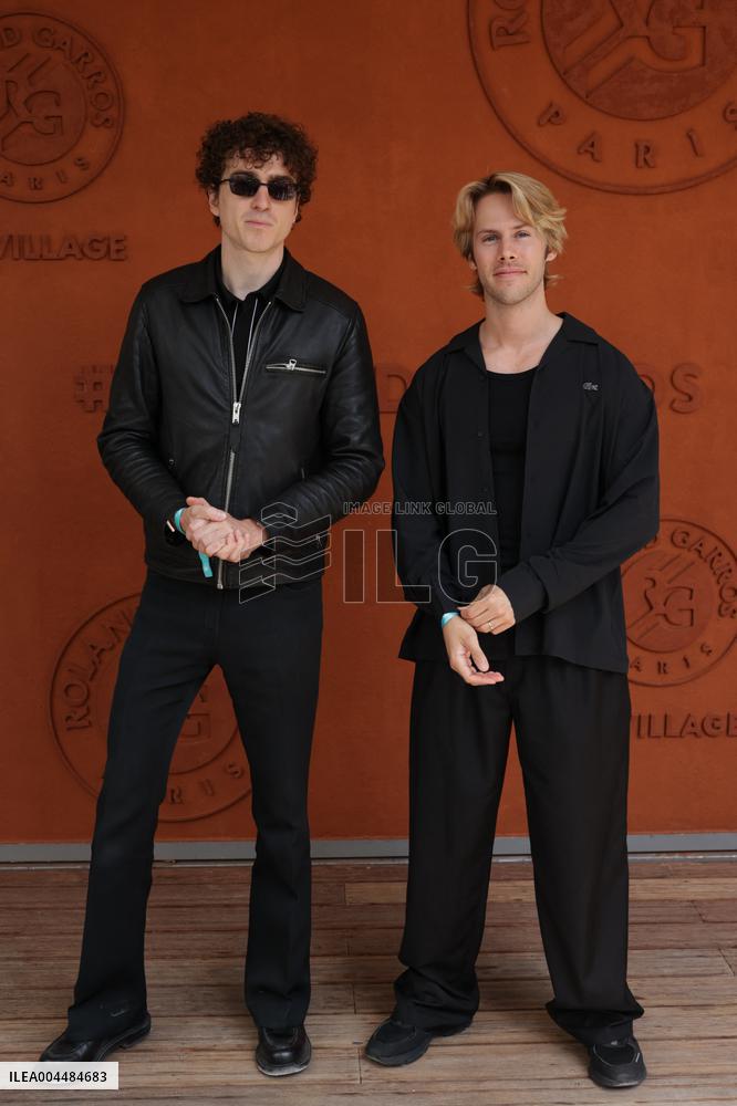 2025 French Open - Celebrities At Village Day 9 NB