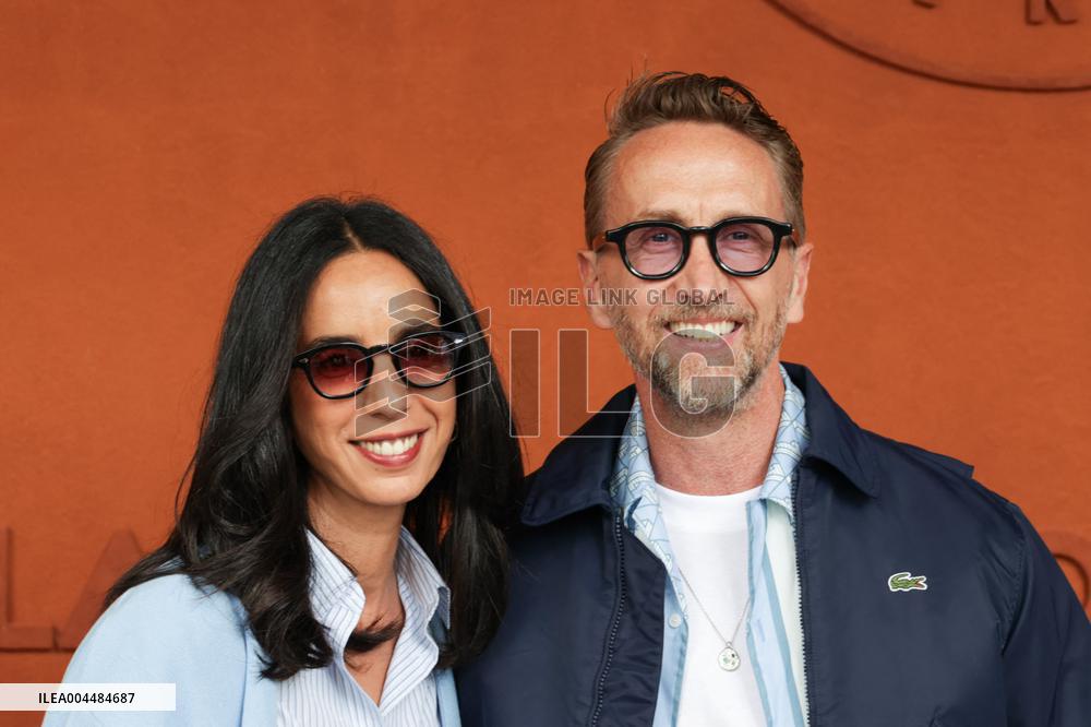 2025 French Open - Celebrities At Village Day 9 NB