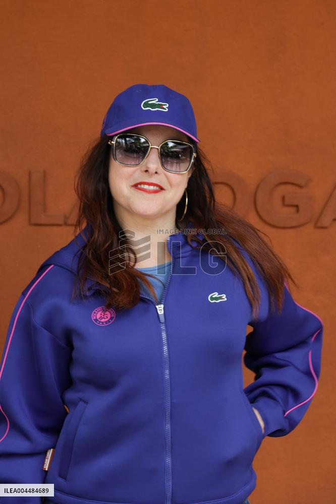 2025 French Open - Celebrities At Village Day 9 NB