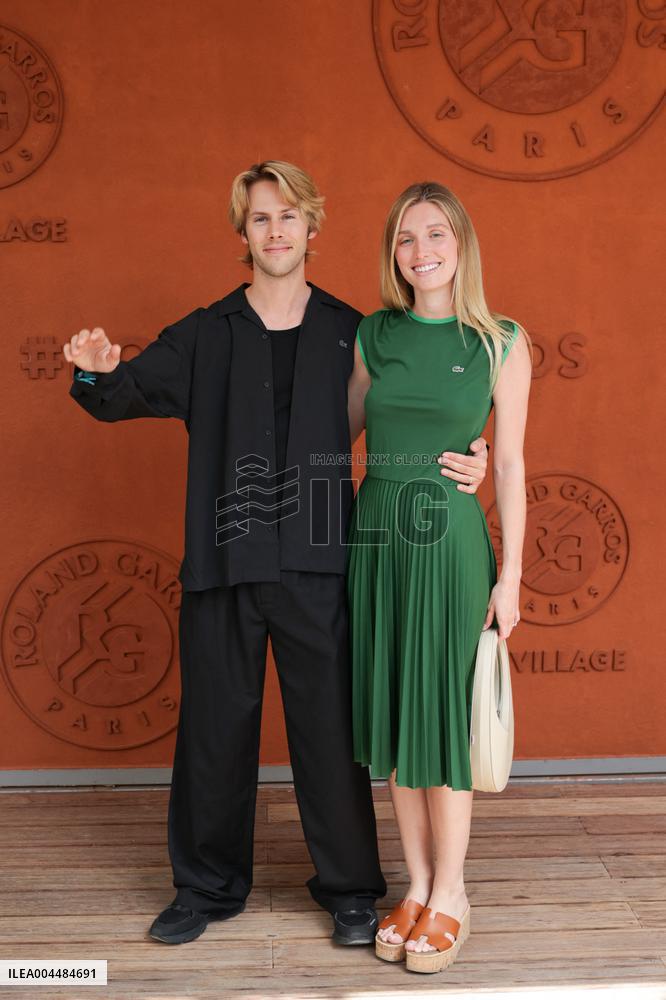 2025 French Open - Celebrities At Village Day 9 NB