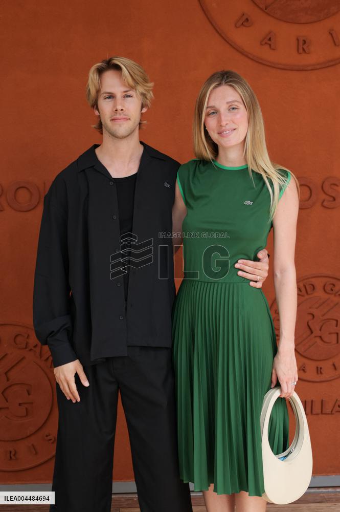 2025 French Open - Celebrities At Village Day 9 NB
