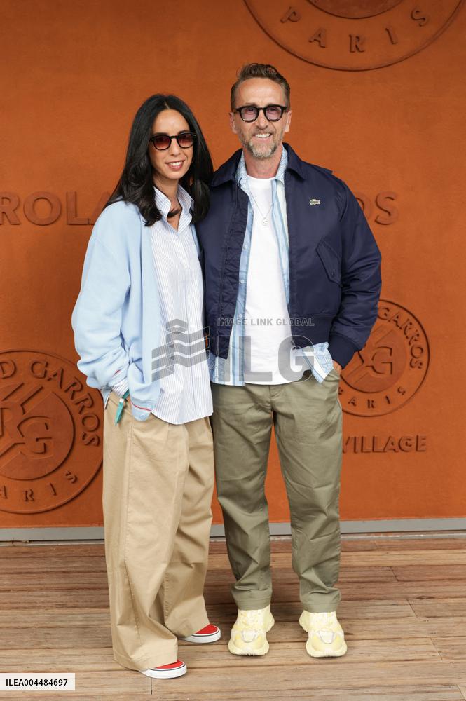 2025 French Open - Celebrities At Village Day 9 NB