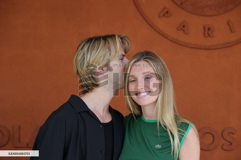 2025 French Open - Celebrities At Village Day 9 NB