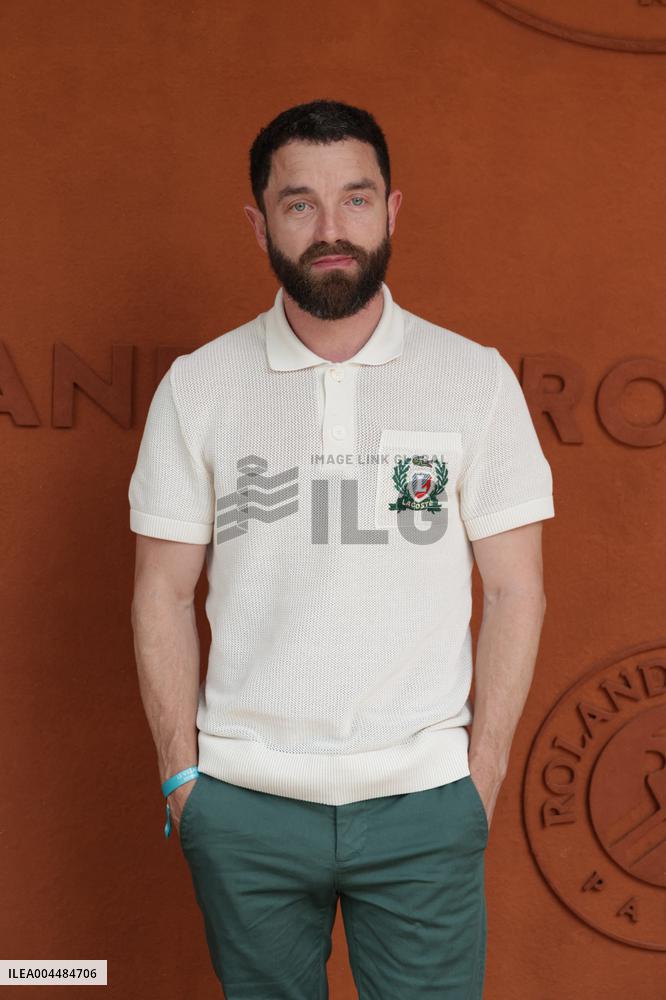 2025 French Open - Celebrities At Village Day 9 NB