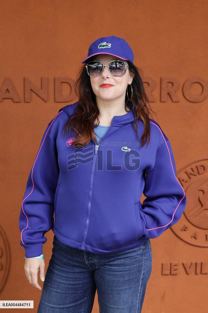 2025 French Open - Celebrities At Village Day 9 NB