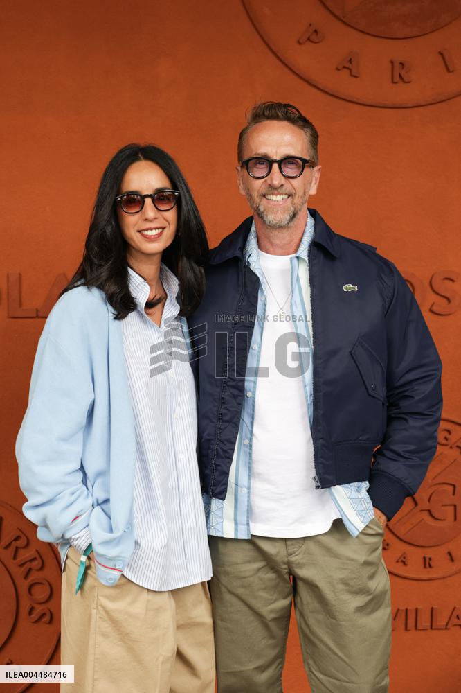 2025 French Open - Celebrities At Village Day 9 NB