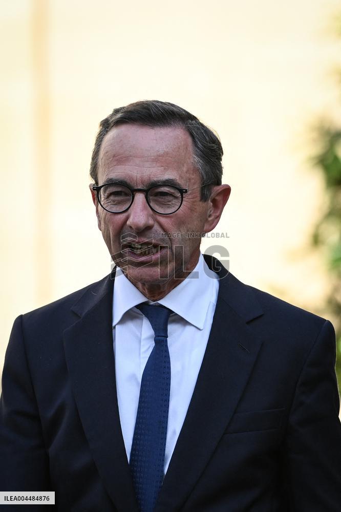 French PM Francois Bayrou meets party leaders in Paris - FA