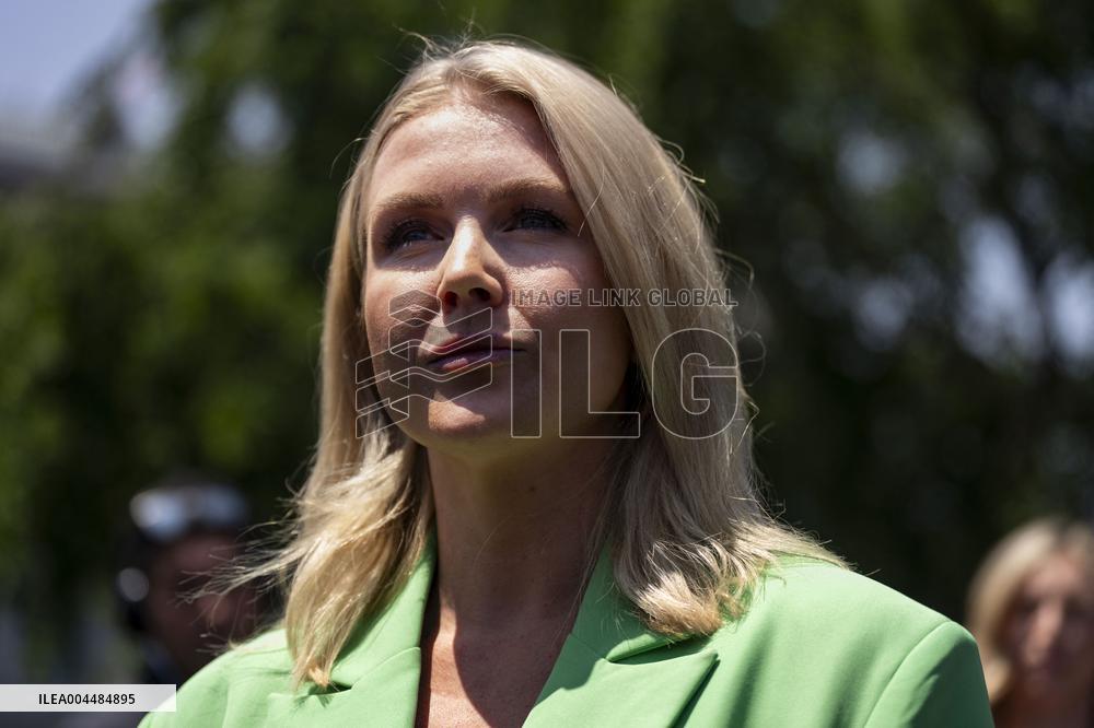 White House Press Secretary Karoline Leavitt Gaggles With Press