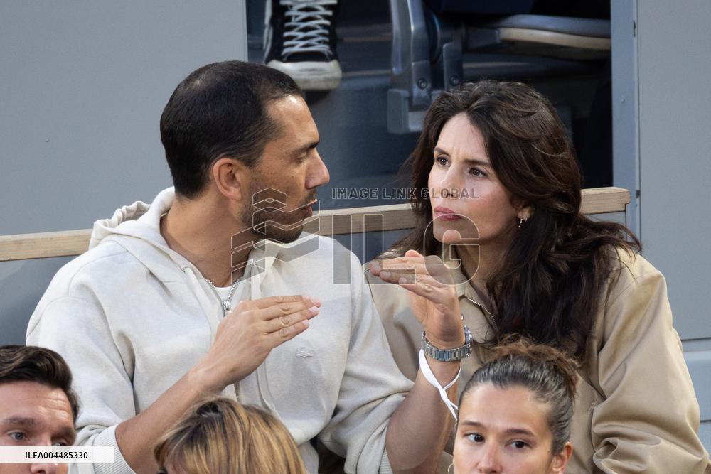 2025 French Open - Celebrities In Stands Night 9