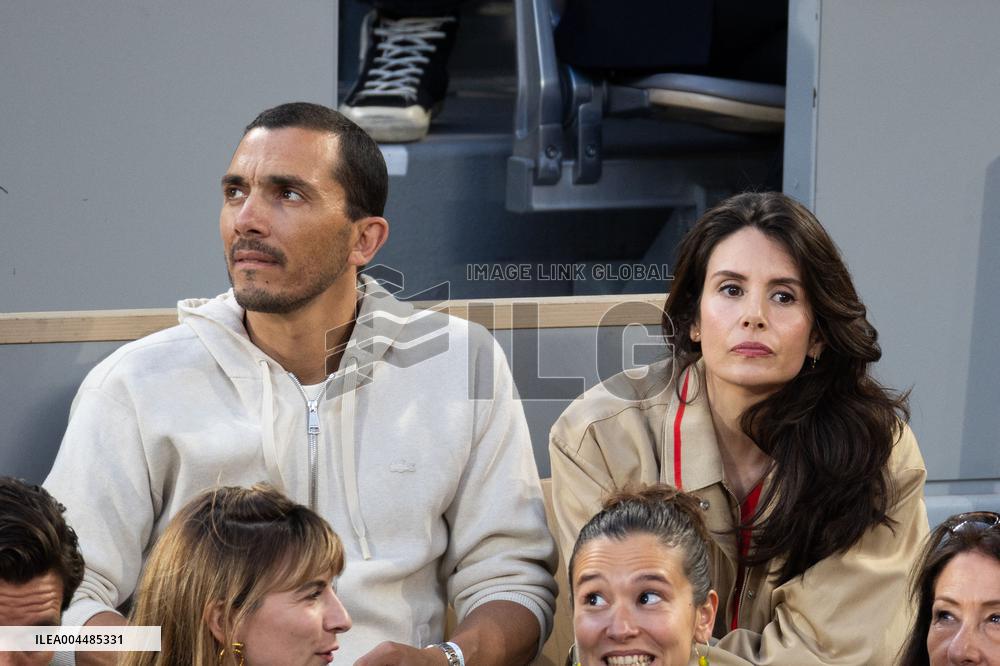 2025 French Open - Celebrities In Stands Night 9