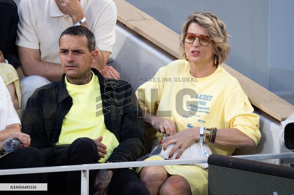 2025 French Open - Celebrities In Stands Night 9
