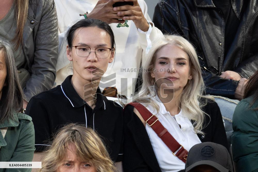 2025 French Open - Celebrities In Stands Night 9
