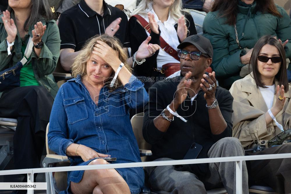 2025 French Open - Celebrities In Stands Night 9