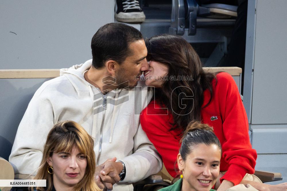 2025 French Open - Celebrities In Stands Night 9